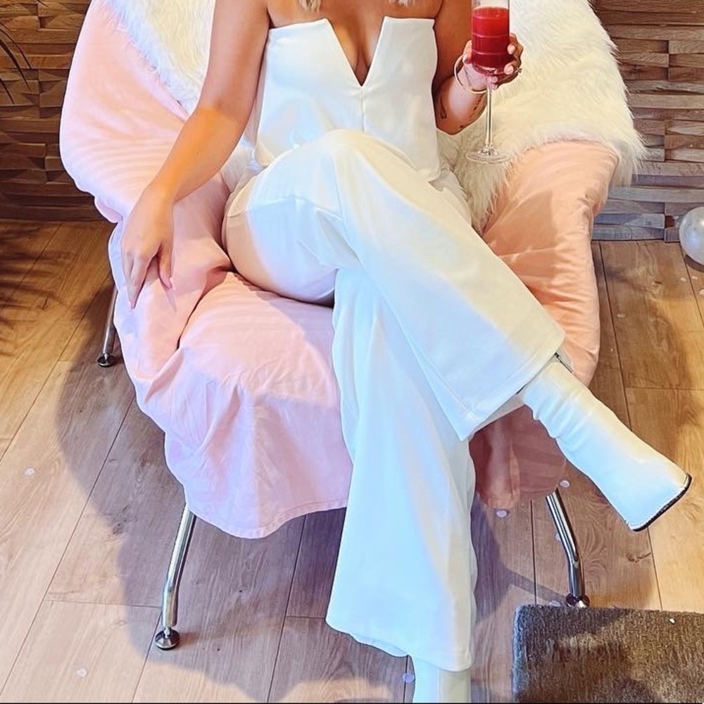 White Lulus Jumsuit